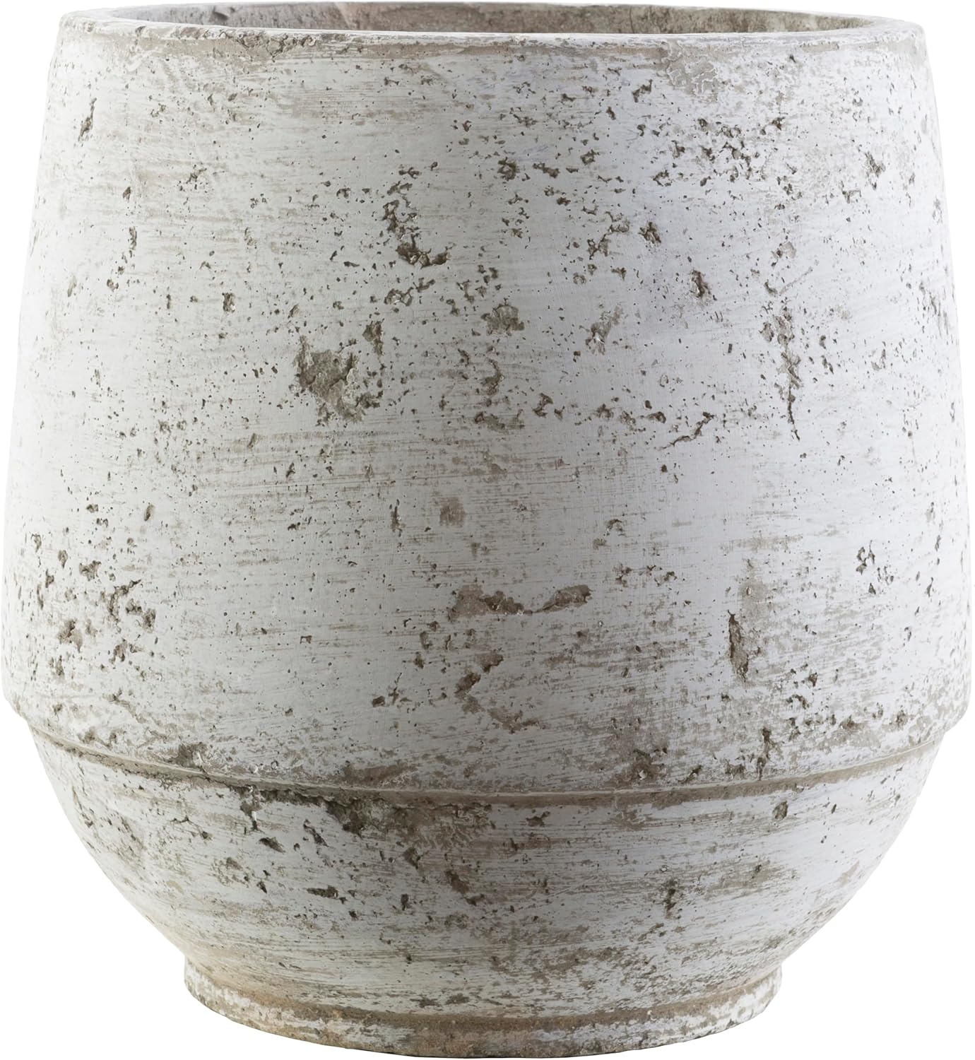 Mark&Day Planters, Slivnitsa Traditional Taupe Planter, Decorative Home Decor Accents for Living Room Bedroom Kitchen Office (12" H x 12" W x 12" D)