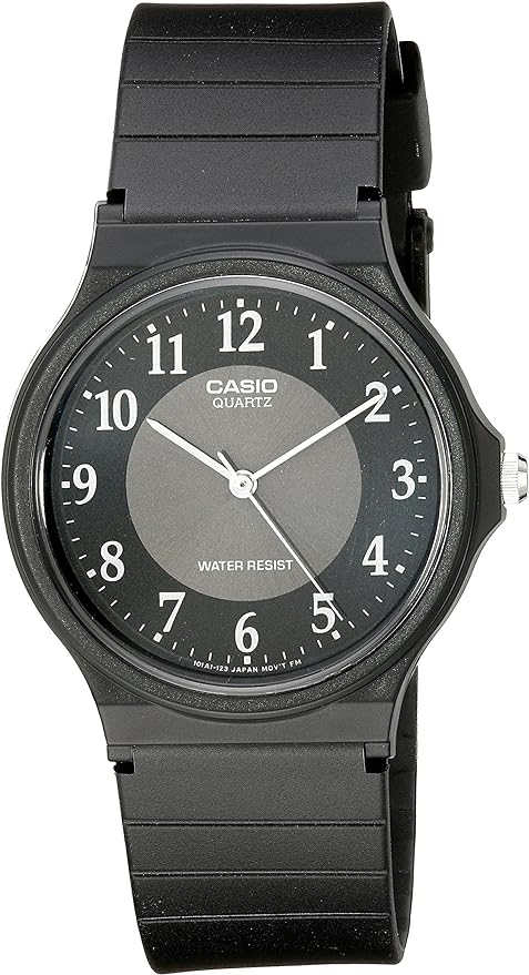 Casio MQ24 Series | Quartz Analog Watch for Men | Water Resistant | Resin Case | Resin Band | Resin Glass | Three Hand Ana...