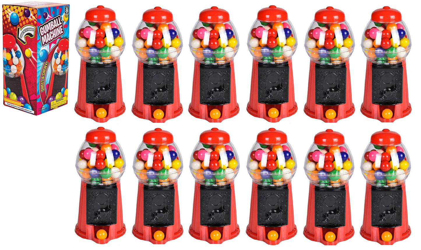 6.5 Bubble Gum Gumball Machine (12 Pack)