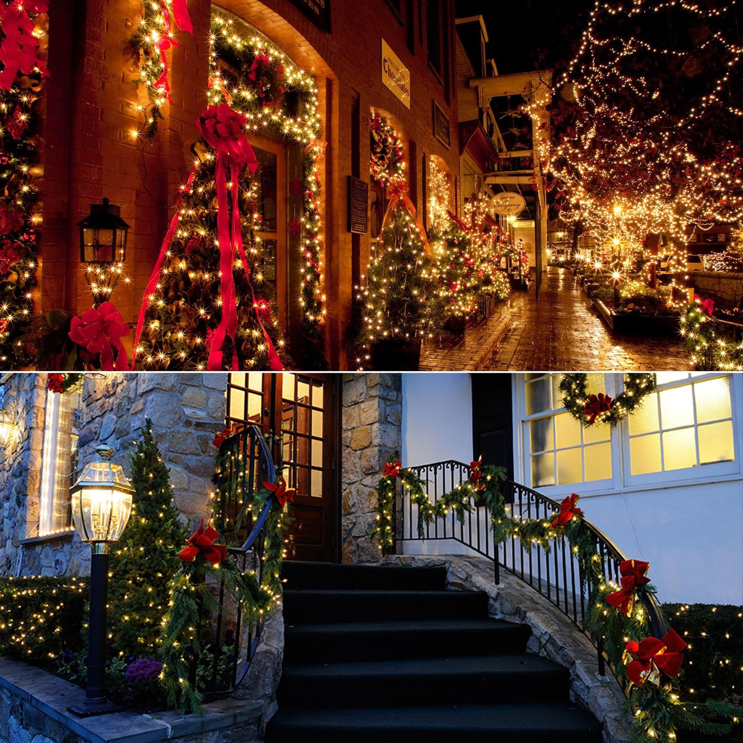 Brizled Gentle Twinkle Christmas Lights  33Ft 100 Led Christmas String Lights  120V Ul Certified Xmas Tree Light Connectable Twinkle Xmas Light Indoor Outdoor For Home Tree Holiday Wedding Patio Decor