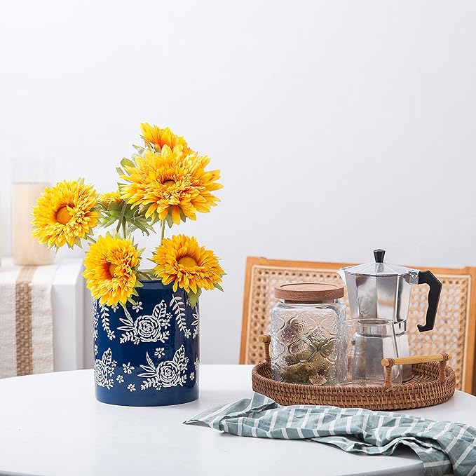Wisenvoy Utensil Holder Kitchen Utensil Holder Utensil Holders for Kitchen Counter Utensil Crock