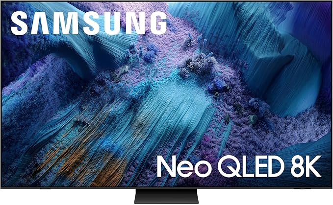 Samsung 85-Inch Class Neo QLED QN990F 8K Mini LED Smart TV (2025 Model) NQ8 AI Gen3 Processor, Upscaling Pro, Wireless One...