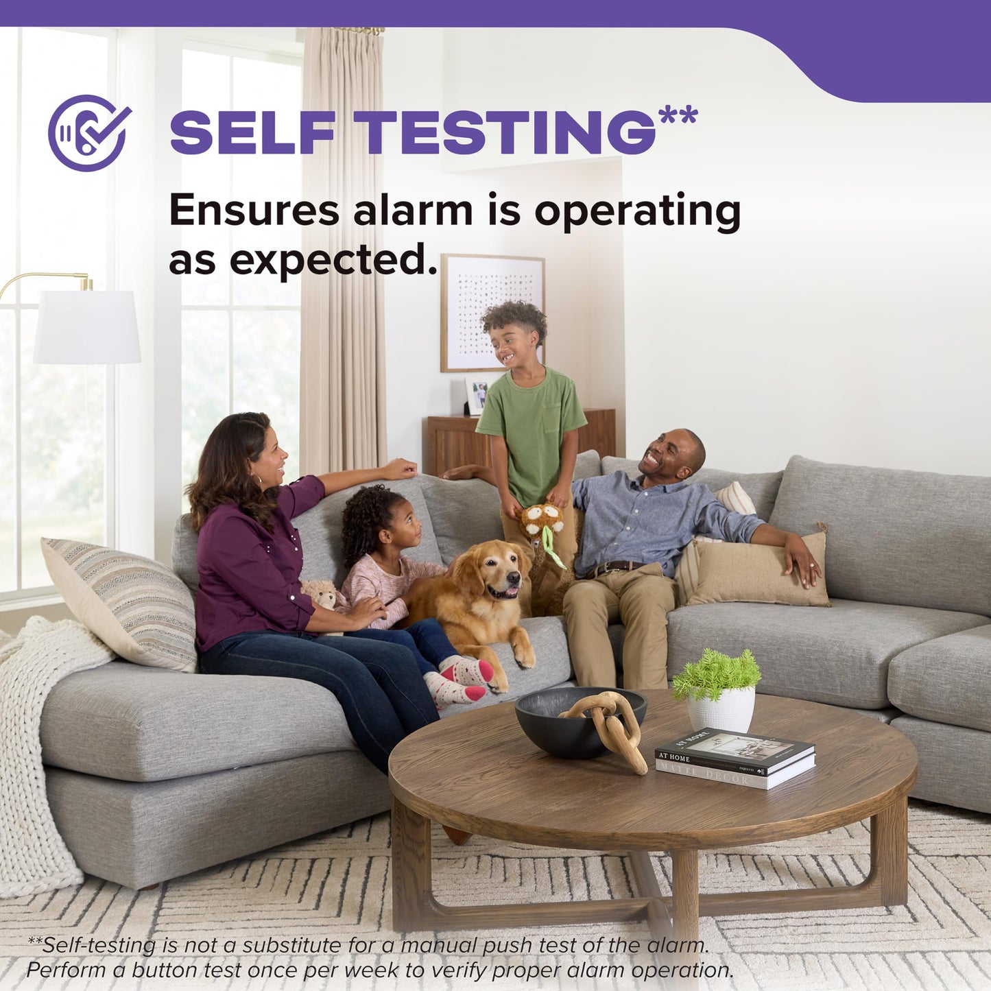 Kidde Hardwired Smoke & Carbon Monoxide Detector, 10-Year Battery Backup, Interconnectable LED Warning Light Indicators, 30CUA10