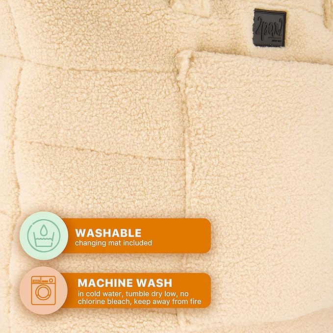 Deux par Deux Diaper Bag with Changing Mat - Adult Unisex - O/S/A