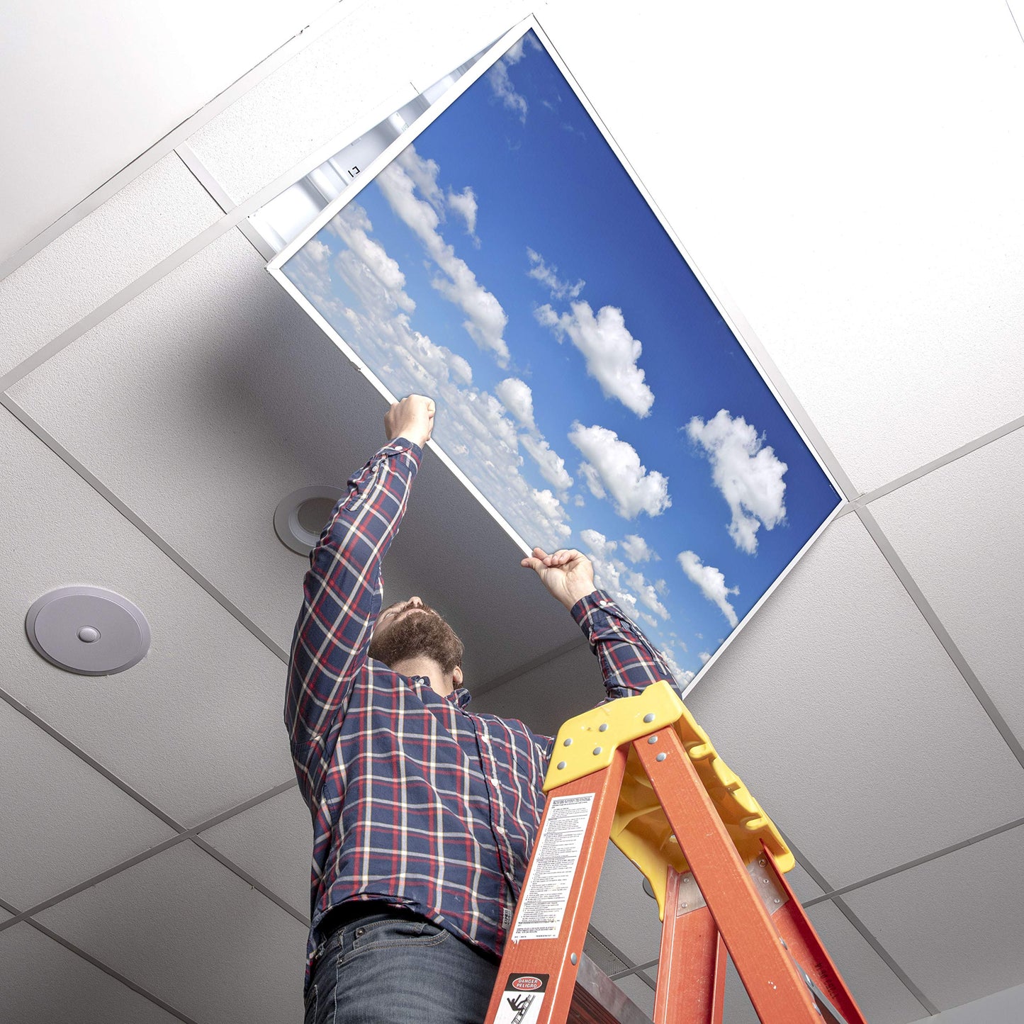 Octo Lights Fluorescent Light Covers, Acrylic, 2X4 (22.38In X 46.5In), Model Cld-011, Improve Focus & Reduce Headaches