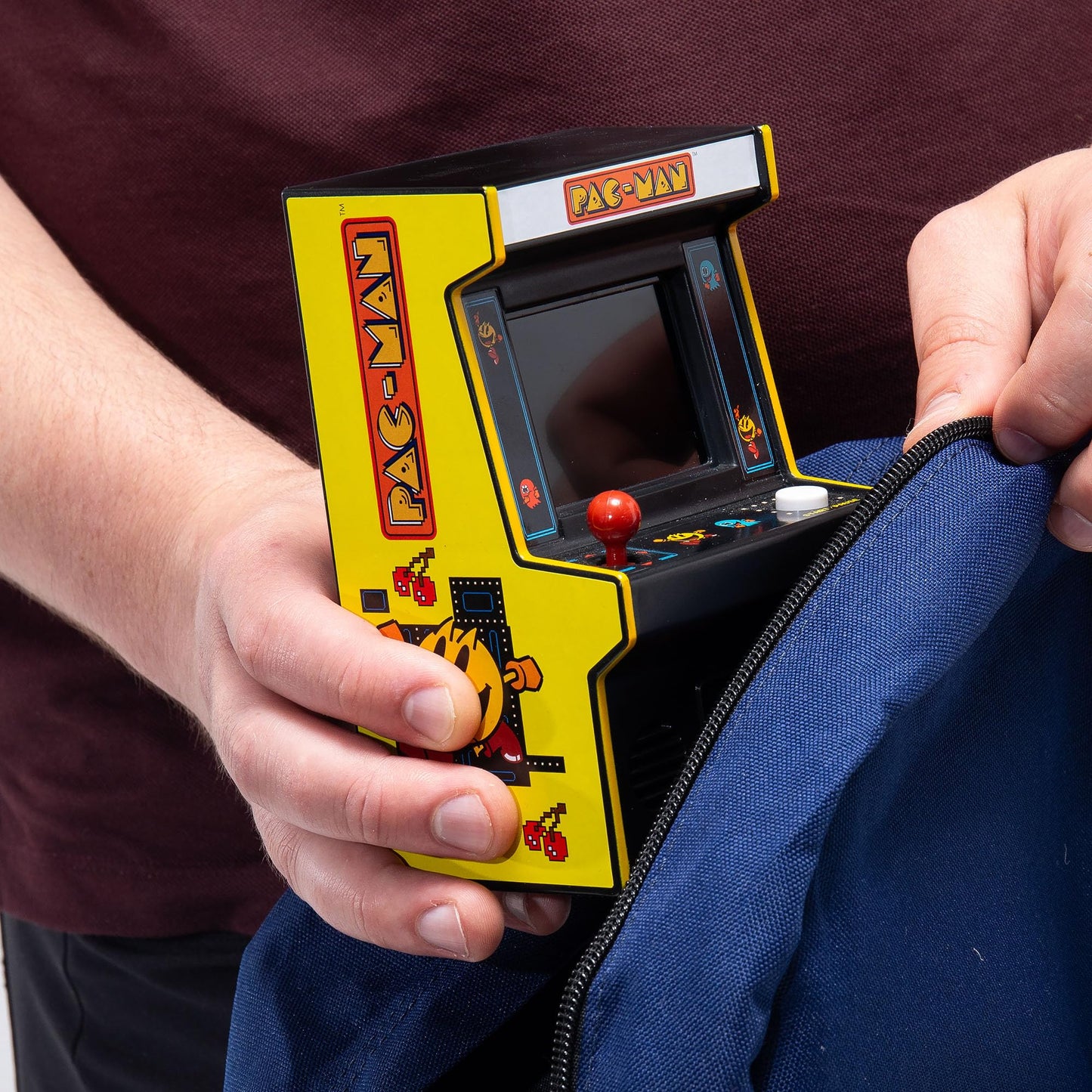 Arcade Classics Pac-Man - Retro Mini Arcade Game, Full Color Screen, Classic Handheld Electronic Game Console, 90s Toy, Great Gift for Kids 8+