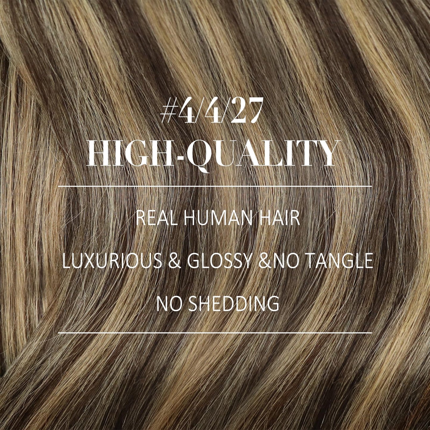 YoungSee Clip in Hair Extensions Balayage Brown Hair Extensions Clip ins Lace Clip in Hair Extensions Real Human Hair Balayage C