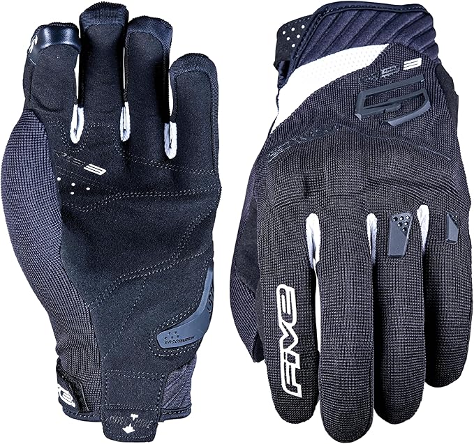 FIVE GLOVES RS3 Evo Motorcycle Gloves for Men, Urban Riding Gloves for Motorcycle, Scooter and More – Black, Black-Red and...