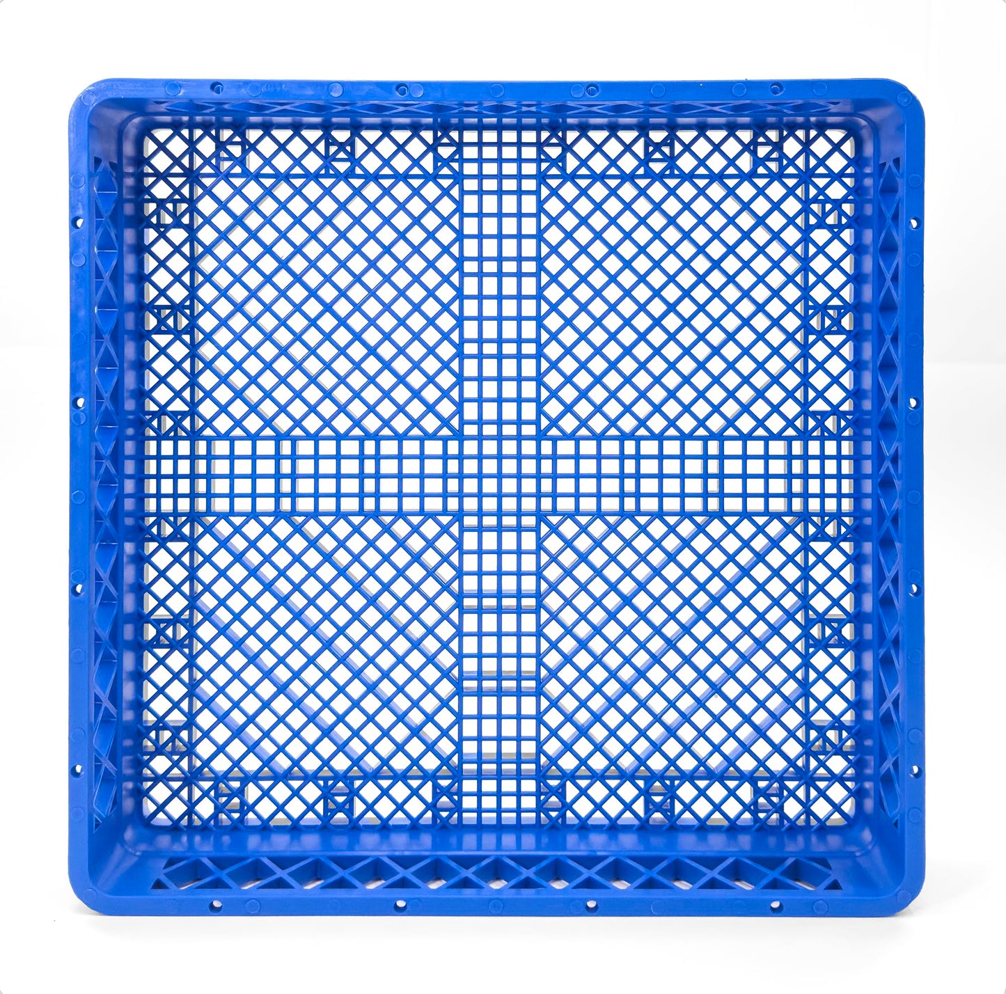 Farag Janitorial Flatware Rack for Commercial Dishwasher | Full Size Combination | Polypropylene | Blue