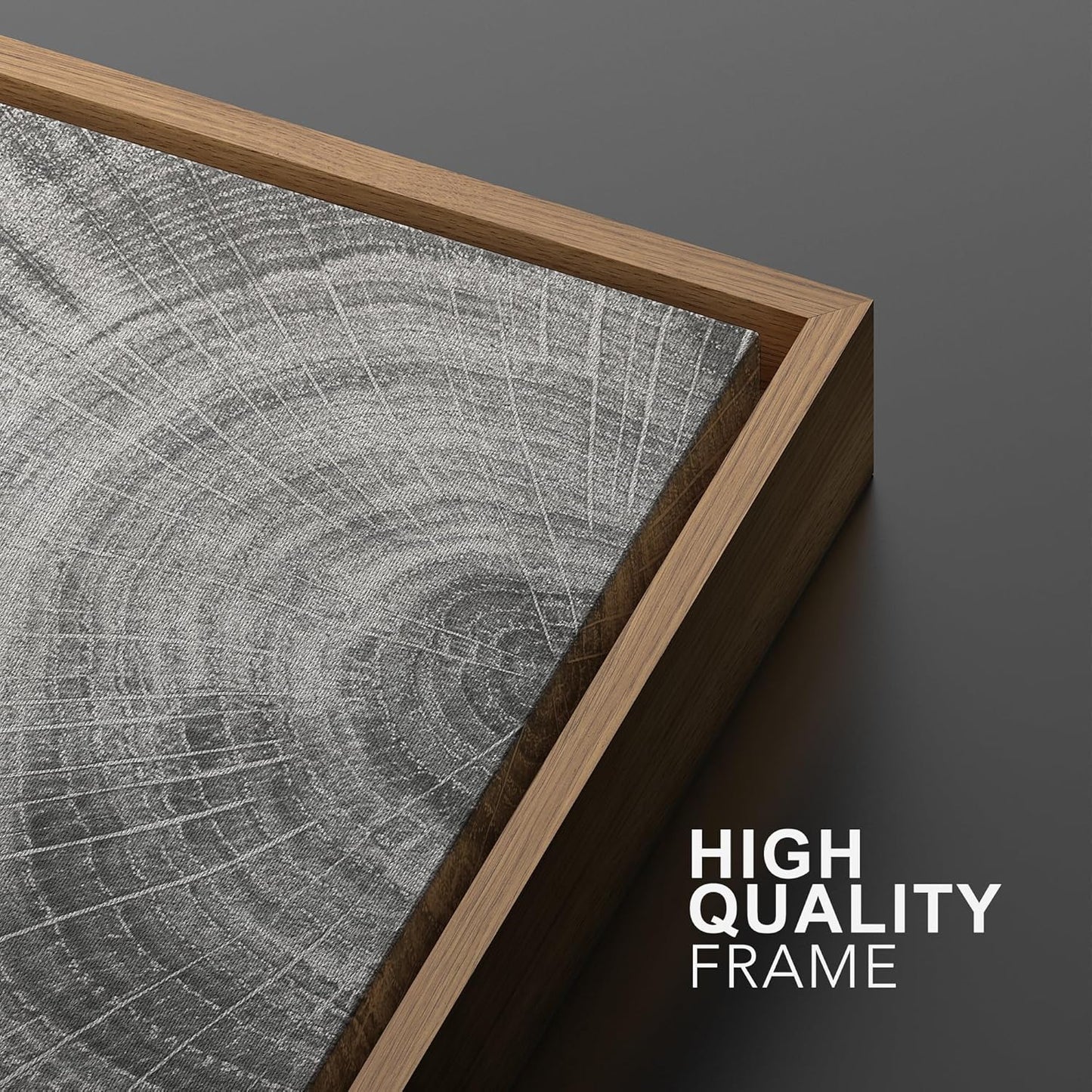 SIGNWIN Framed Canvas Print Wall Art Wood Tree Rings Abstract Illustrations Minimalist Modern Wall Art Neutral Boho Decor for Living Room, Bedroom, Office - 16"x24"x2 Natural