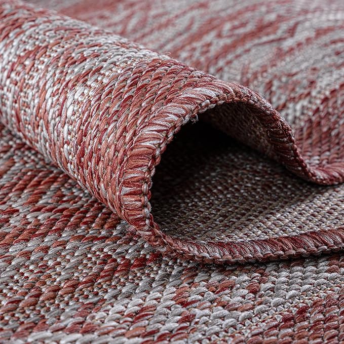 Keen Home Design Terrace Outdoor Area Rug - 5x8 Washable Indoor/Outdoor Rug for Patio, Kitchen, Balcony, Beach, Garden, Deck and Porch, Size: 5'3"x7'7"
