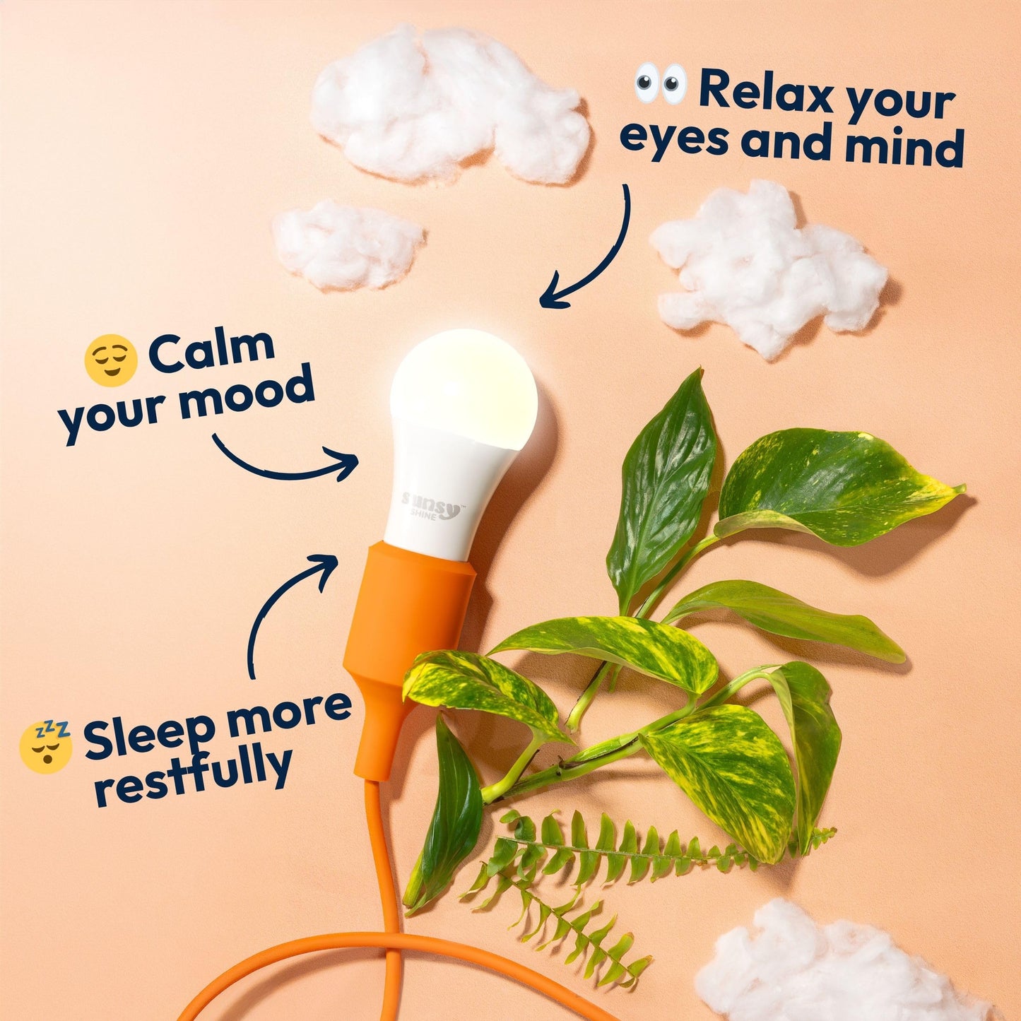 sunsy Shine - The Full-Spectrum Truly Flicker-Free Sunlight Bulb for Humans - Boosts Energy, Mood, and Circadian Rhythm for Better Health - Near Perfect CRI - US-Based Company