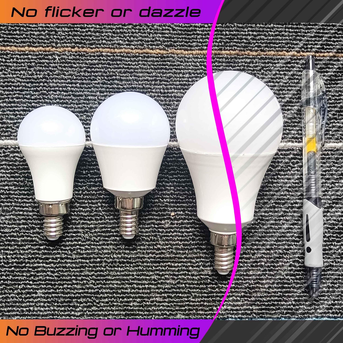 E12 40 Watt Equivalent Led Candelabra Light Bulbs 4000K Natural White 4W 450Lm  E12 C7 Led Light Bulbs For Ceiling Fan Chandeliers Pendant Lighting  Non-Dimmable  4 Pack
