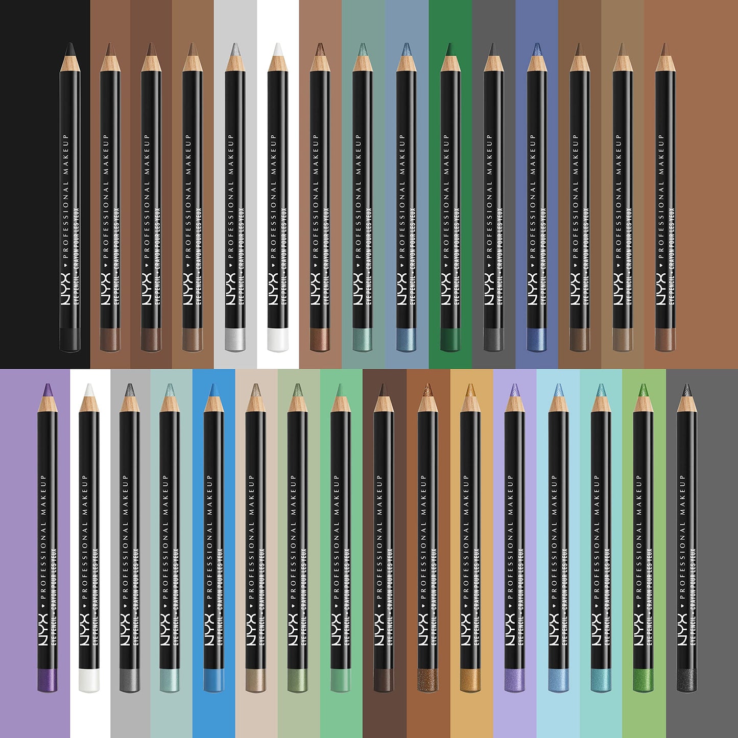 NYX PROFESSIONAL MAKEUP Slim Eye Pencil, Eyeliner Pencil - Charcoal