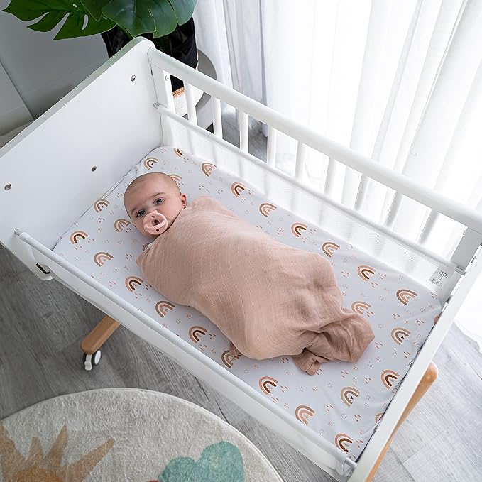 Comfy Cubs Muslin Swaddle Blankets Pack of 1 - 47 x 47 Inch Soft Cotton Baby Blanket Set, Large Multipurpose Wraps for Newborns - Self-Soothing Swaddles for Newborns - Blush