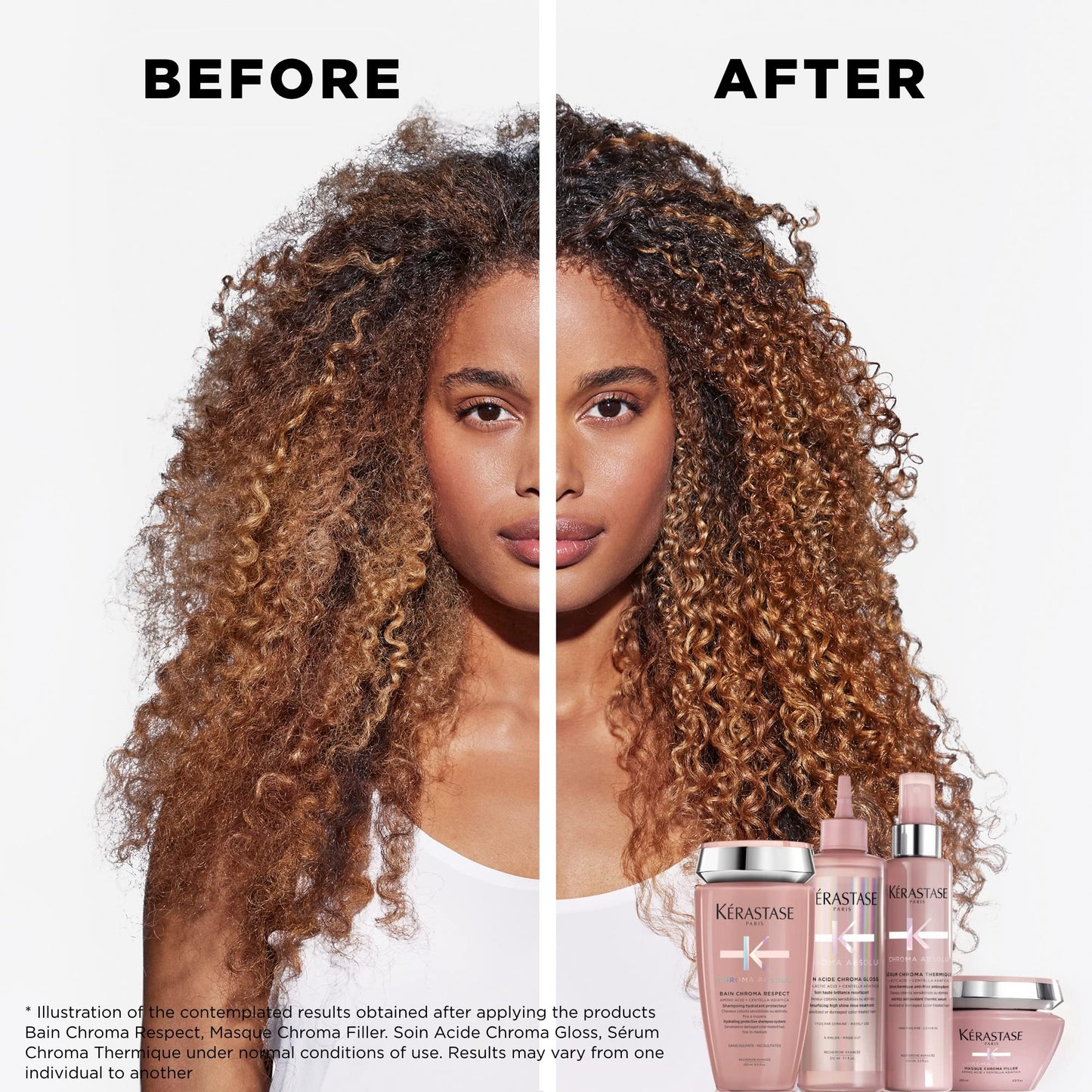 Kerastase Chroma Absolu Cica Chroma Strengthening Conditioner For Sensitive or Damaged Hair - Anti-Porosity, Improves Hair Healt