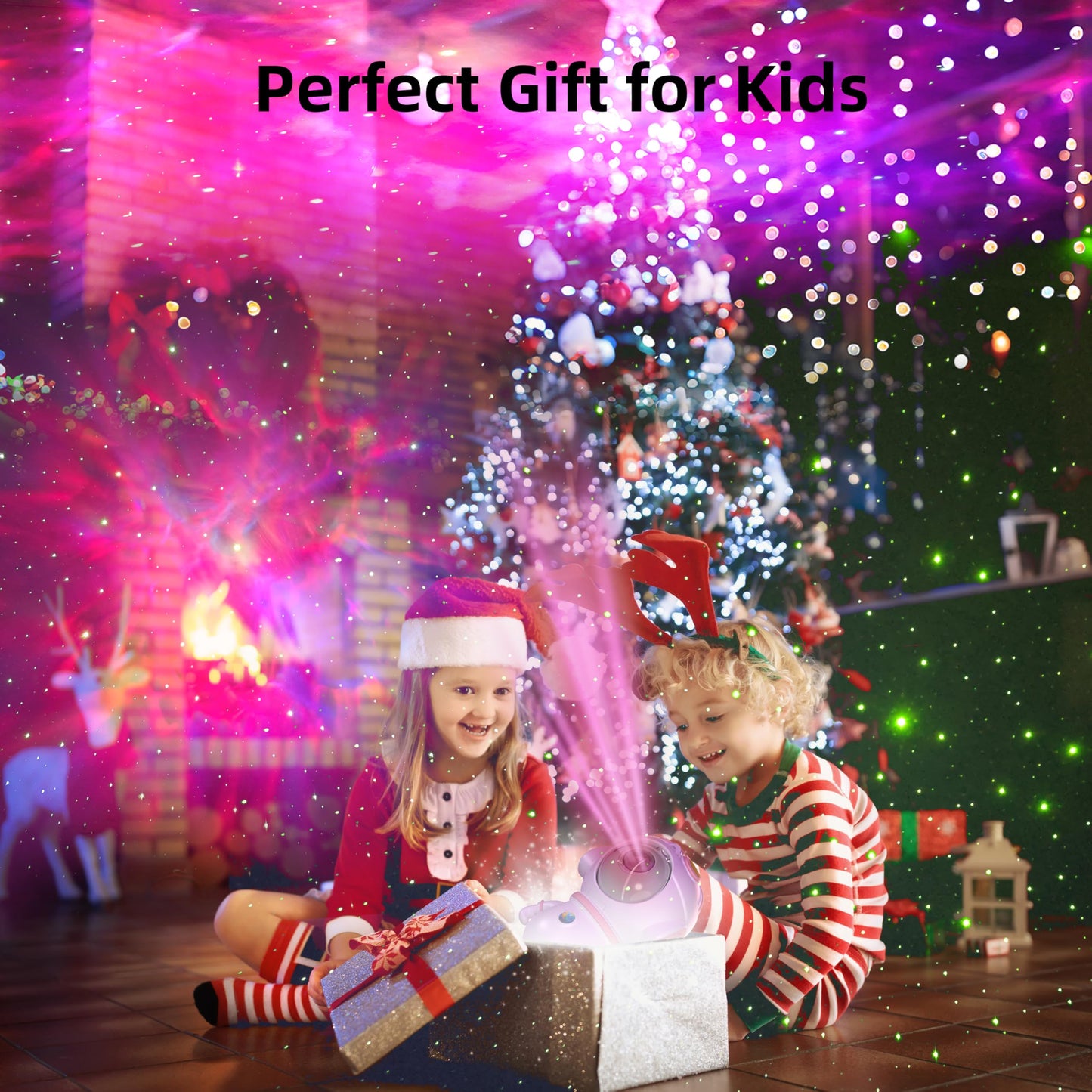 Apollo Star Galaxy Projector Night Light With 16 Light Effects  Nebula Ceiling Led Lamp For Bedroom And Room Decor  For Parties&Christmas &Birthday& Kids Gifts (Pink)