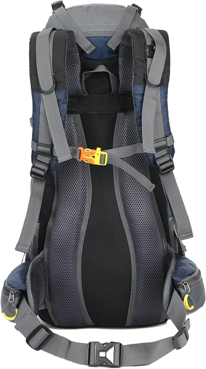 WoneNice 50L(45+5) Waterproof Hiking Backpack - Outdoor Sport Daypack with Rain Cover