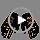 EXCEREY Skull Cycling Gloves Mountain Bike Gloves for Outdoor Sports, Driving, Climbing for Men & Women