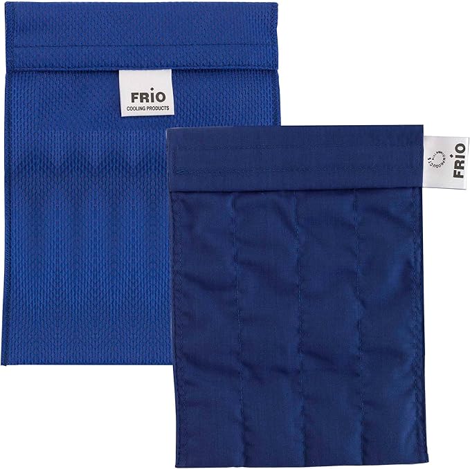 FRIO Large Cooling Wallet - Insulin Cooler for 45+ Hours of Stress Free On The Go Cooler Bag - No Ice, No Stress (Blue)