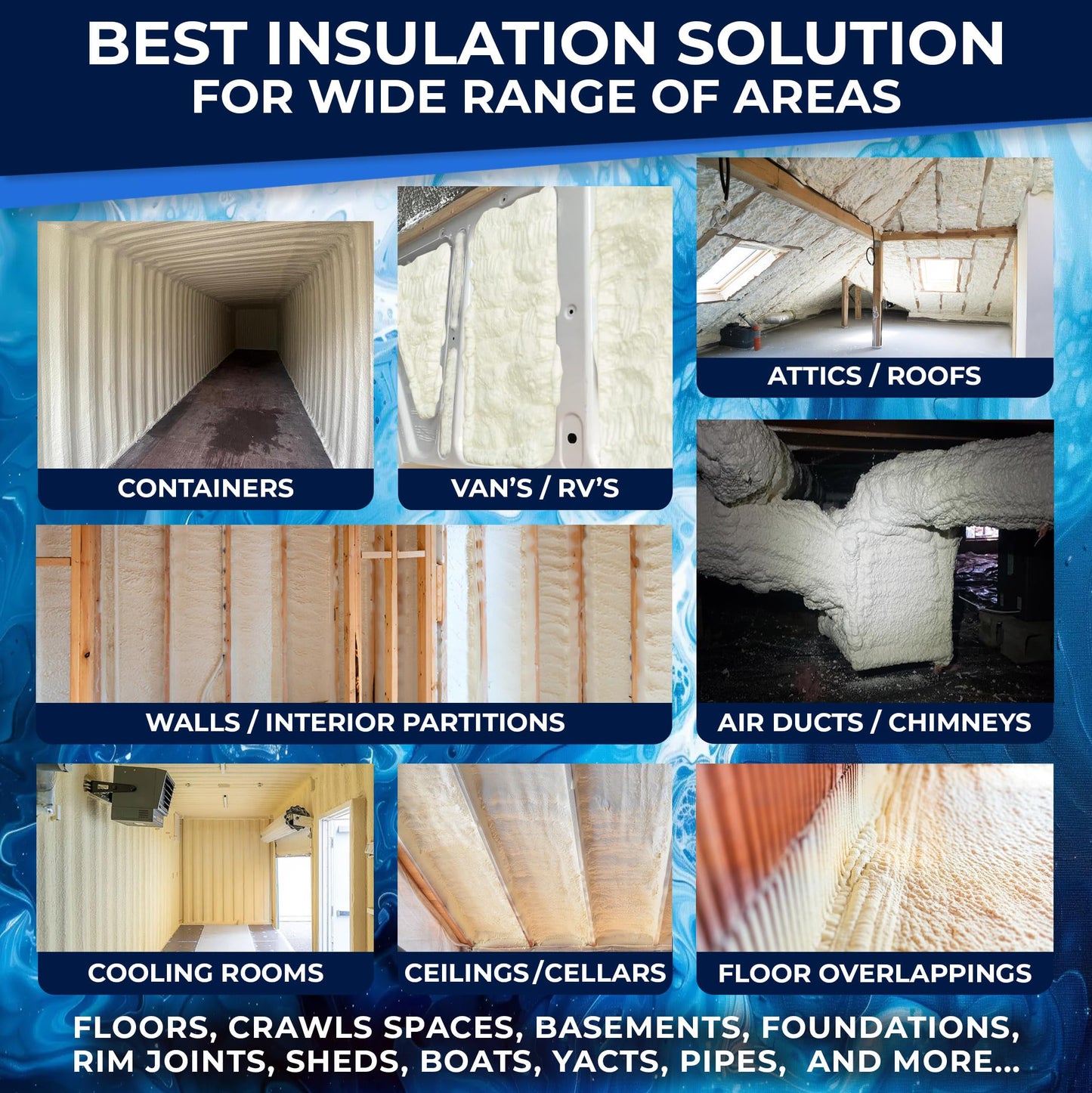 Spray Foam Insulation Can (1 Pack-25.4 oz) Expanding Foam Sealant for Thermal & Acoustic Insulation, Closed Cell, High Density Spray Foams, Covers up to 20 Board feet/sq. ft.