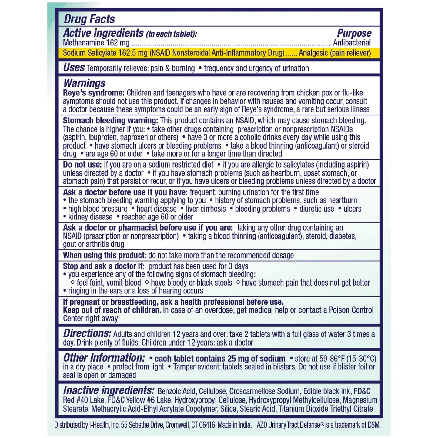 AZO Urinary Tract Defense Antibacterial Protection, Helps Control a UTI Until You Can See a Doctor, No. 1 Most Trusted Urinary Health Brand, 24 Count (Pack of 2)