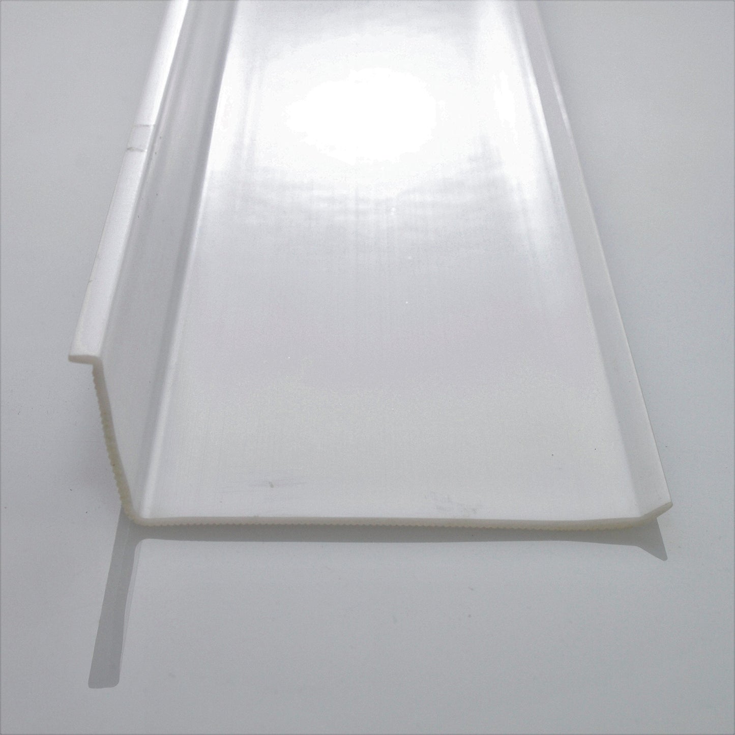 Beam Lighting Under Cabinet Light Cover - White Ribbed Acrylic Diffuser, L-Shaped, 24, Model Ws-320