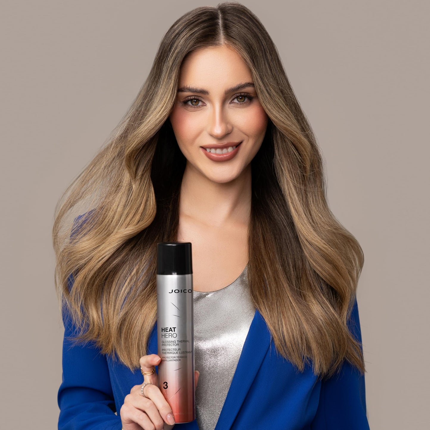 Joico Heat Hero Glossing Thermal Protector | For Most Hair Types | Thermal Heat & Humidity Protection | Reduce Split Ends | Boos