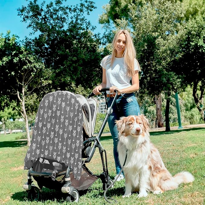 San Francisco Baby Nursing Cover – Breathable Breastfeeding Cover for Nursing, 360° Nursing Cover Up for Breastfeeding, Privacy Nursing Covers, Nursing Blanket for Breastfeeding – Luxury Gray