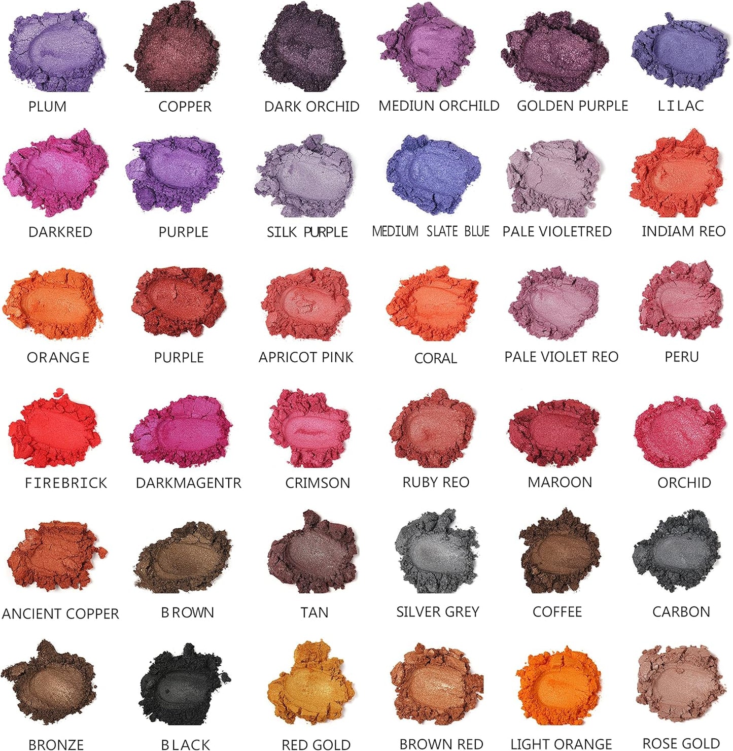 Mica Powder for Epoxy Resin, 72 Colors, 0.35 oz(10g) Bottles Mica Glitter, Mica Pigment for Lip Gloss, Soap Making, Bath Bomb, Art Crafts, Resin Dye, Nails