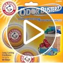 Arm & Hammer Odor Busterz Balls for Long Lasting Freshness, 6 Pack - Deodorizer, Carpet Fresh, Odor Remover, Pet Fresh