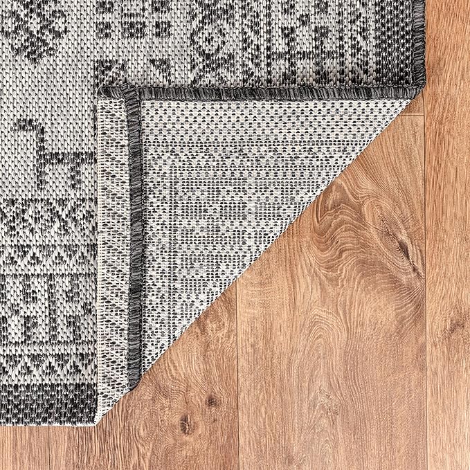 Keen Home Design Terrace Outdoor Area Rug - 9x12 Washable Indoor/Outdoor Rug for Patio, Kitchen, Balcony, Beach, Garden, Deck and Porch, Size: 8'10"x12'