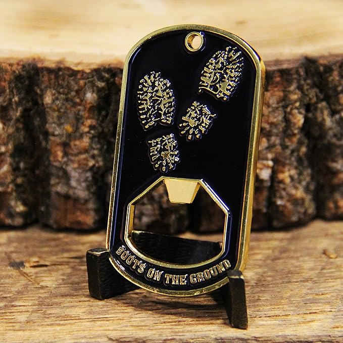 U.S. Army Challenge Coin - Dog Tag - Bottle Opener Coin - Designed by Military Veterans - Officially Licensed Product - Coins for Anything