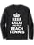 Beach Tennis Players / 'Keep Calm And Play Beach Tennis!' Long Sleeve T-Shirt