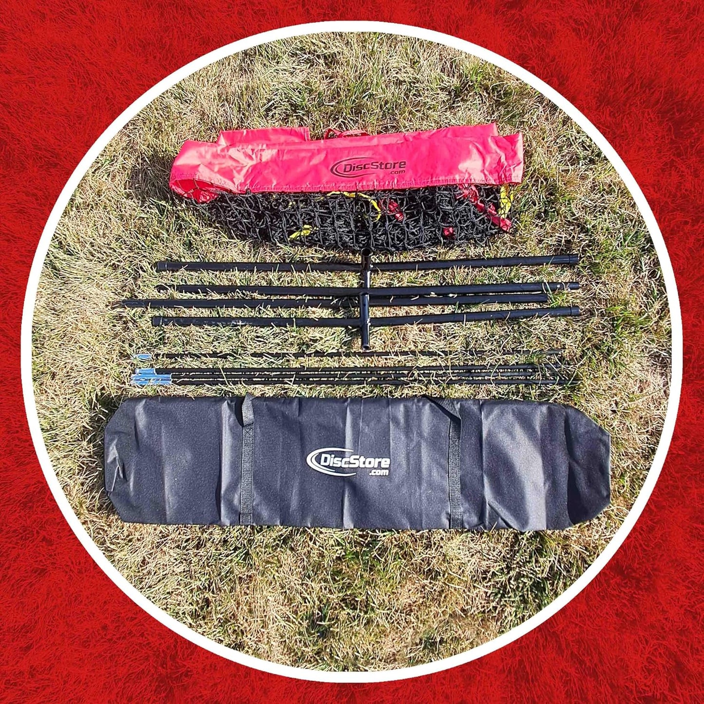 Disc Store Disc Golf Training Net - 7x7 Disc Golf Throwing Net - Comes with Convenient Carrying and and Storage Bag