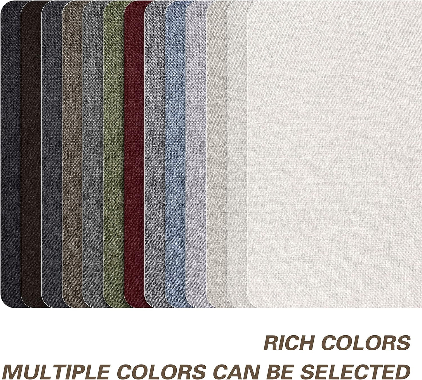 KING MOUNTAIN Fine Linen Repair Patches, Self-Adhesive Linen Fabric Patches, 8X11 inch Extra Size, Multi Color, Can be Used for Linen Sofa Repair and Linen Clothes Repair(Grass Green,8" x 11")