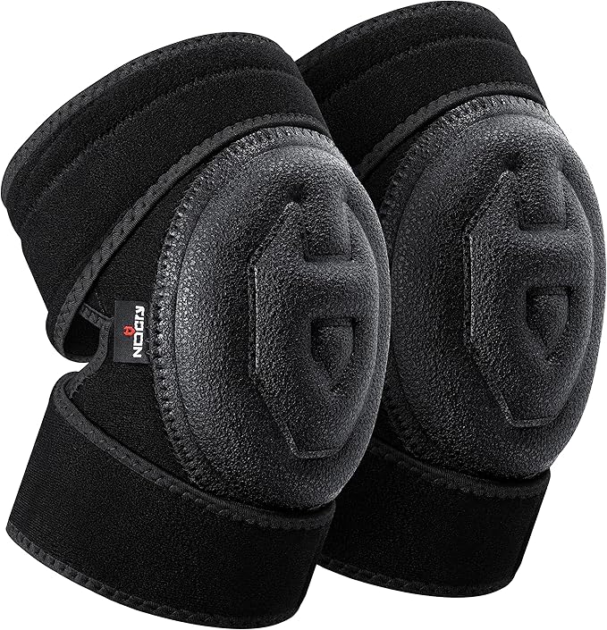 NoCry Gel Knee Pads for Men and Women with Soft Foam Cushion — Waterproof Anti-Slip Cap and Easy to Use, Adjustable Non-Sl...