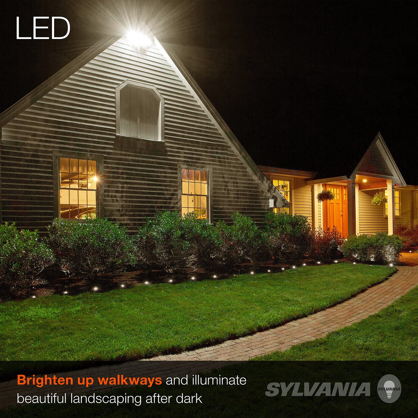 Ledvance Sylvania Night Chaser A21 Led Light Bulb, 200W Equivalent, 3000 Lumen, Soft White, 22W, Non-Dimmable, 1