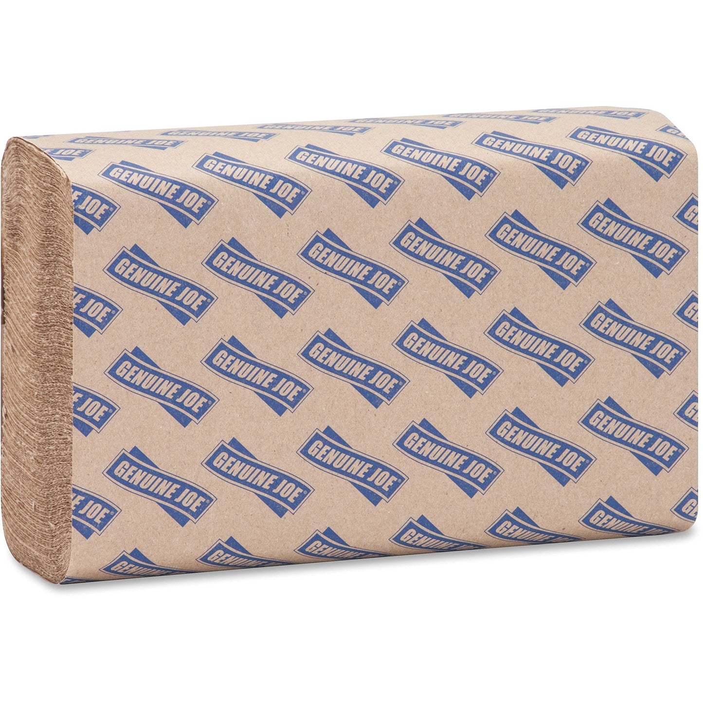 Genuine Joe GJO21040 Multifold Natural Towels (16 Packs, 250 per pack)