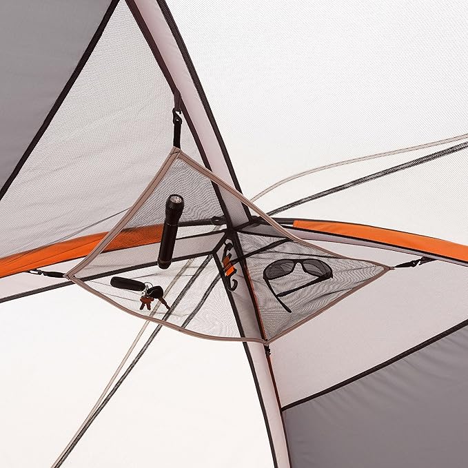 CORE Tent for Family Camping, Hiking and Backpacking | 3 Person / 4 Person / 6 Person / 9 Person Person Dome Camp Tents with Included Tent Gear Loft for Outdoor Accessories