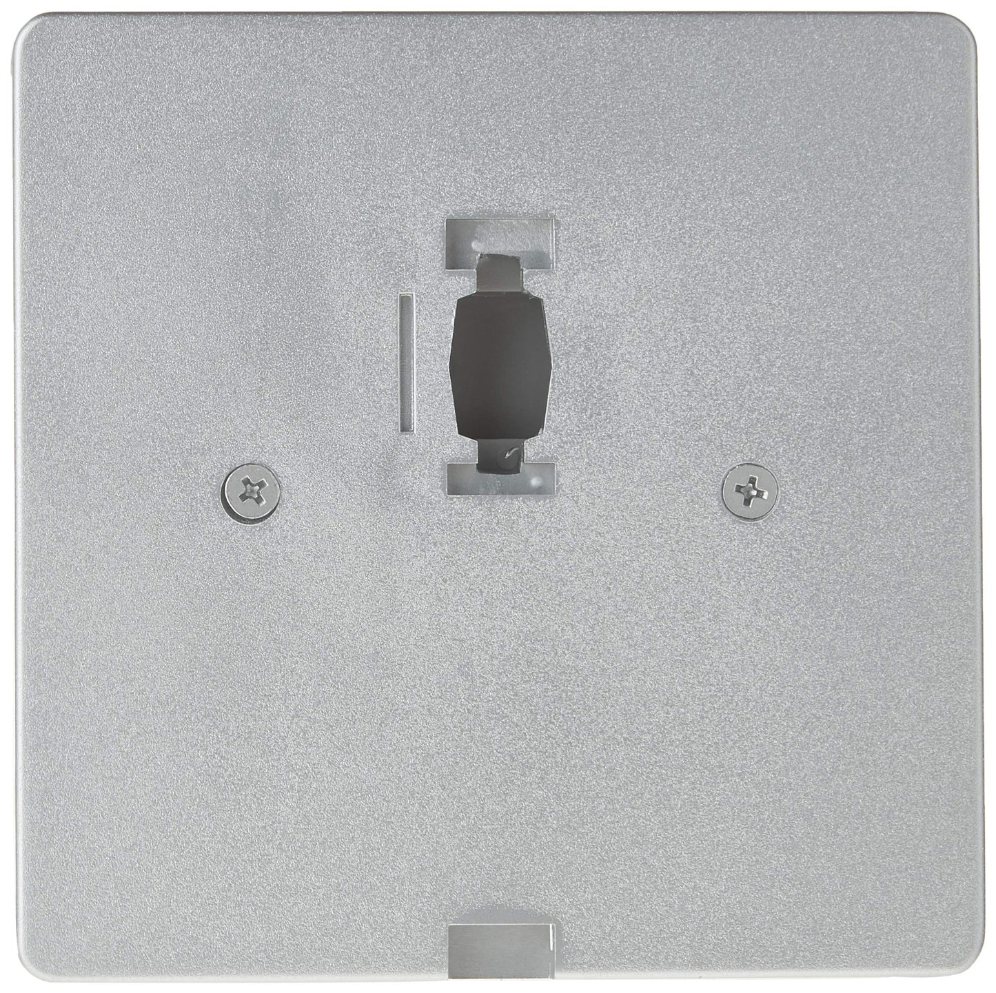 Cal MONOPOINT Low Voltage Light Fixture, Steel, 5.4 x 5.4 x 0.5 in, Silver, Model HT-297-BS