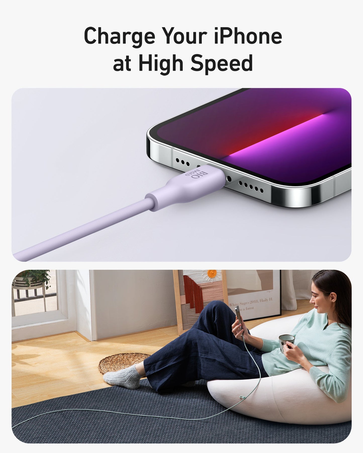 Anker <b>541</b> USB-C to Lightning Cable (Bio-Based)