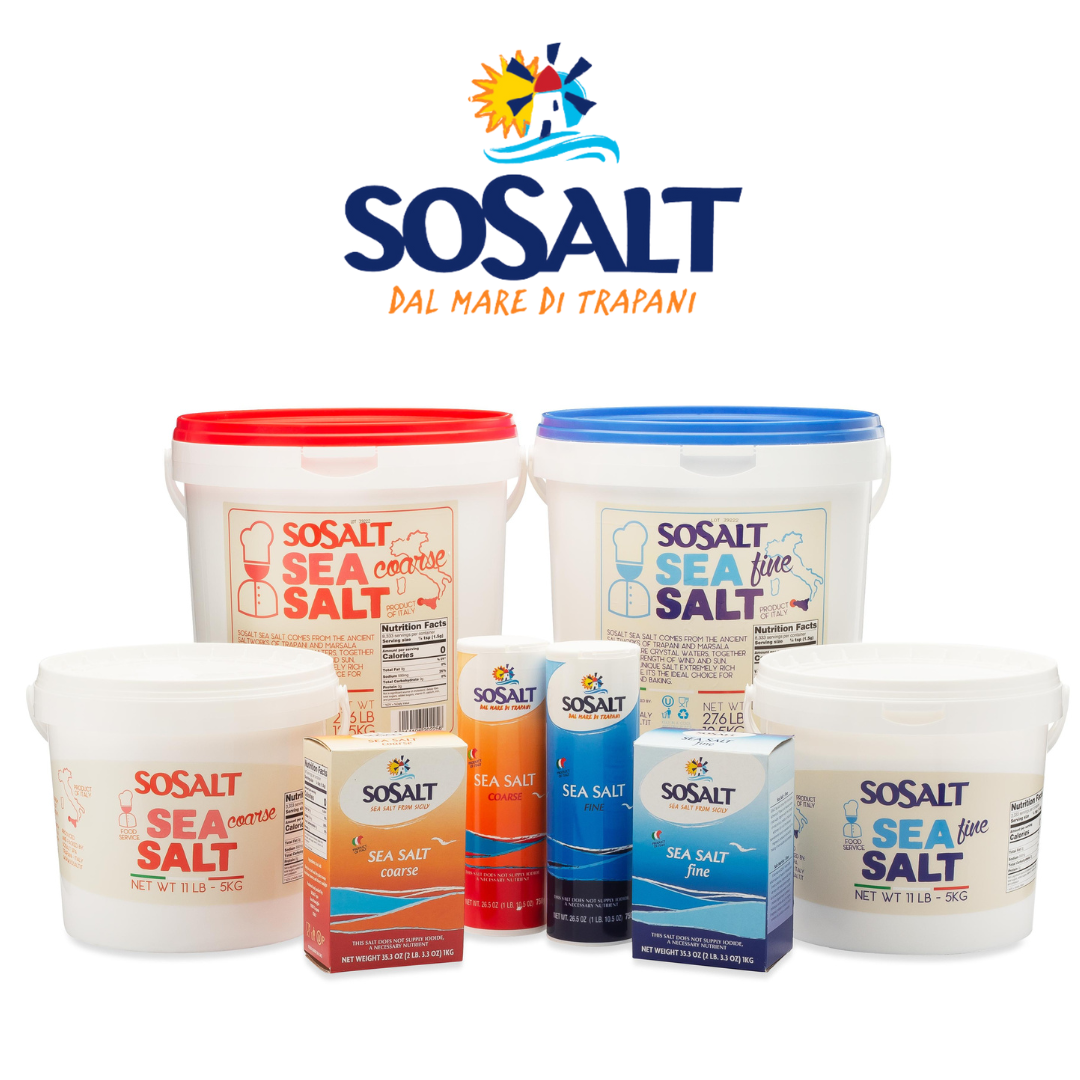 SoSalt, Fine Natural Sea Salt, Sicilian, 11 lb (5 kg)