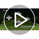 Onforu 2 Pack 75W Flood Lights Outdoor, 7000LM LED Flood Lighting Outdoor Switch Controlled, IP65 Waterproof Exterior Floo...