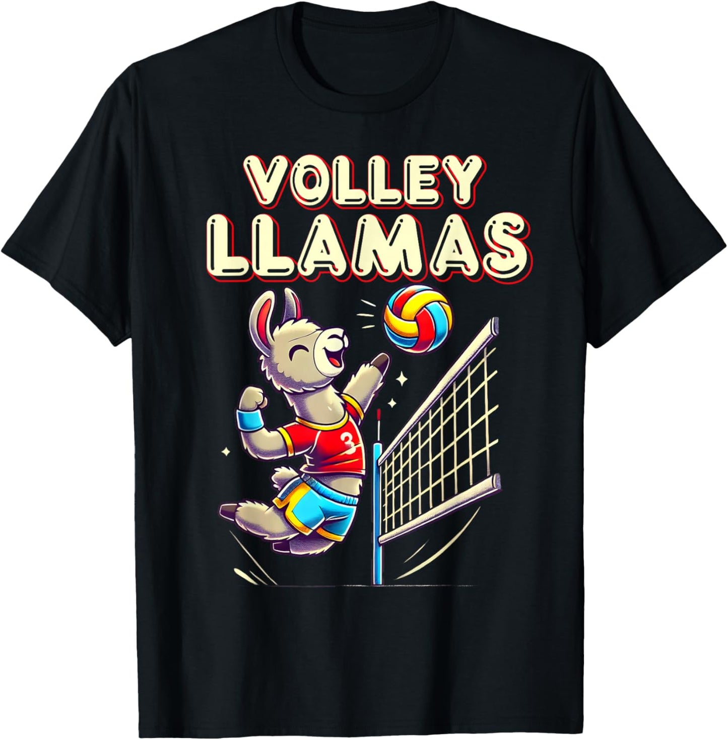 Volley Llama - Volleyball Sport Team Women T-Shirt