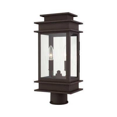 Livex Lighting Princeton 2 - Light Post Light in Bronze