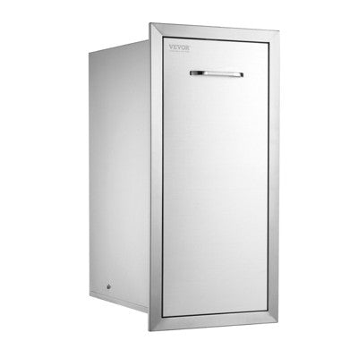 Dexmalle Sliding Rails Stainless Steel Roll Out Trash,Outdoor/Kitchen