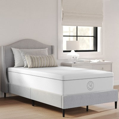 Martha Stewart SleepComplete 12" Firm Hybrid Pocket Spring and Foam Dual-Action Cooling Mattress with Soft Breathable CoolWeave Jacquard Knitted Top