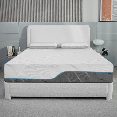 Vipbear Extra Firm Queen Mattress,8/10 Inch Medium - Extra Firm Dual Side Flippable Mattress for Back Pain,CertiPUR-US Full/Queen/Twin/King Size