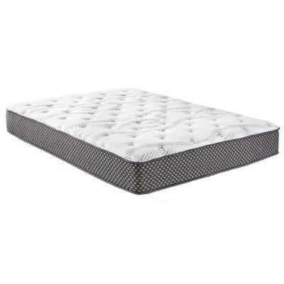 Kumasinova 10 Inch Quilted Mattress,Hybrid Mattress in a Box,Gel Memory Foam Mattress with Pressure Relief,Medium Firm,White+Gray